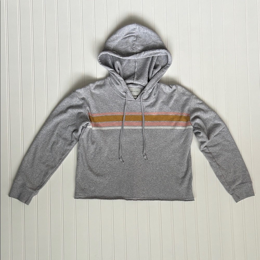 American Eagle Sweatshirt with Chest Stripe